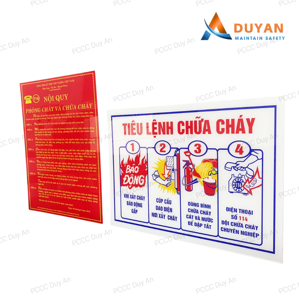 Bộ Nội Quy Tiêu Lệnh PCCC, Bảng Tiêu Lệnh 05