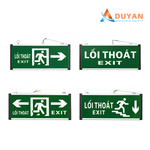 Đèn exit 2 hướng thoát hiểm Kentom KT110 01
