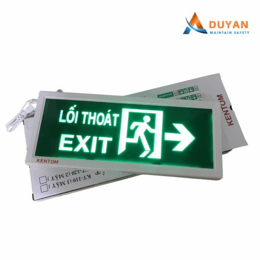Đèn Exit Kentom 2 mặt 03
