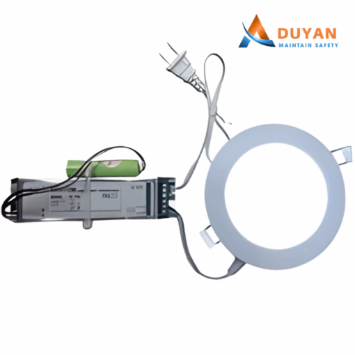 Đèn sự cố âm trần 6W-9W Kentom nguồn ngoài 06