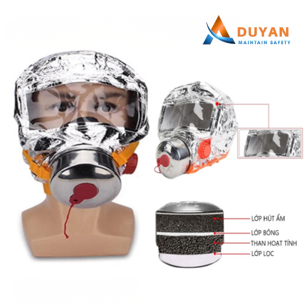 Mặt nạ lọc khói TZL30 thoát hiểm PCCC 04