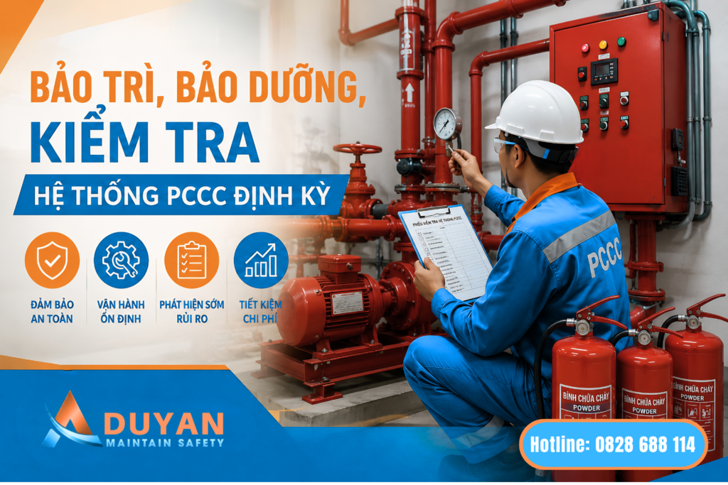Bảo Trì, Bảo Dưỡng, Kiểm Tra Hệ Thống PCCC Định Kỳ 01