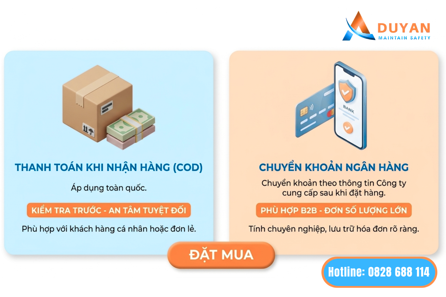 Hướng dẫn mua hàng trực tuyến tại PCCC Duy An 05