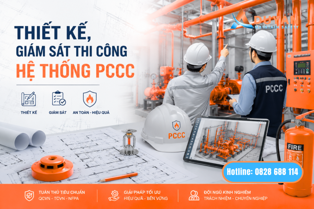 Thiết kế, giám sát, thi công hệ thống PCCC 1