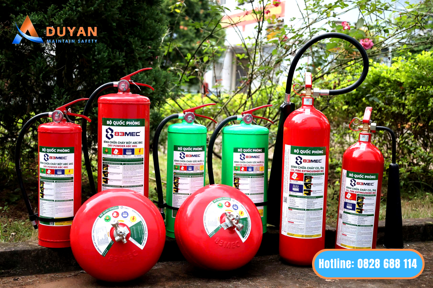 Bình chữa cháy Bộ Quốc phòng 83MEC
