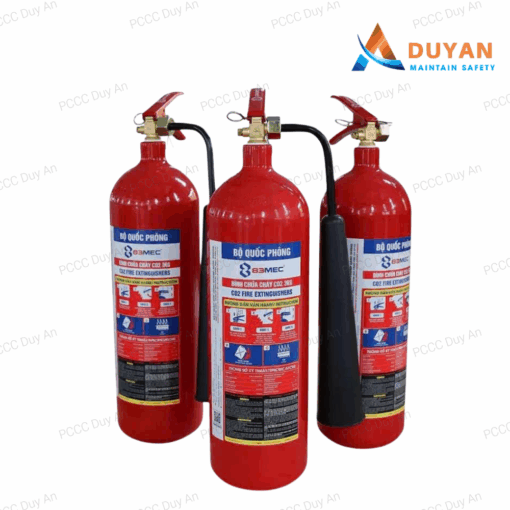 Bình chữa cháy khí CO2 3KG MT3 Bộ Quốc Phòng 83MEC 02