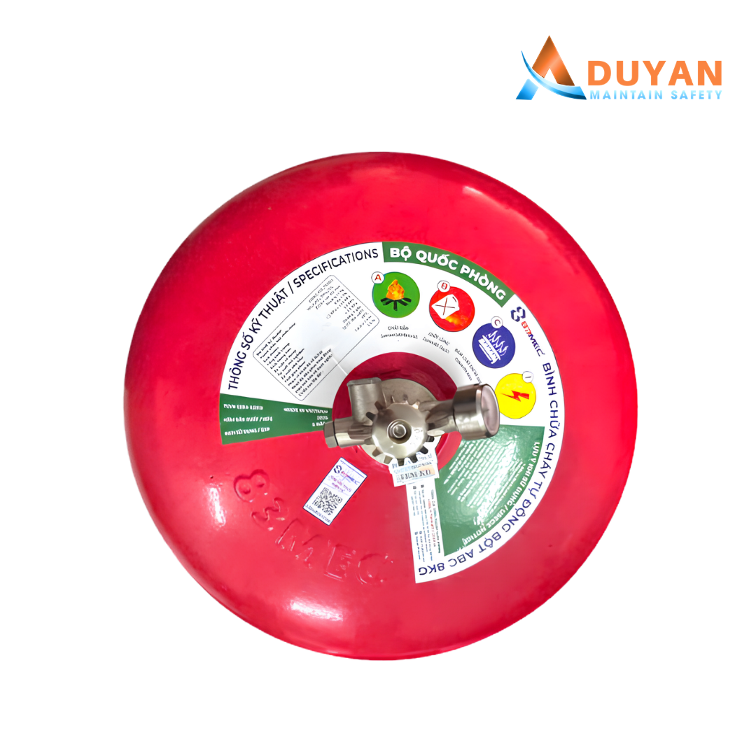 Bình chữa cháy tự động kích hoạt tự động ABC 8KG BQP 01