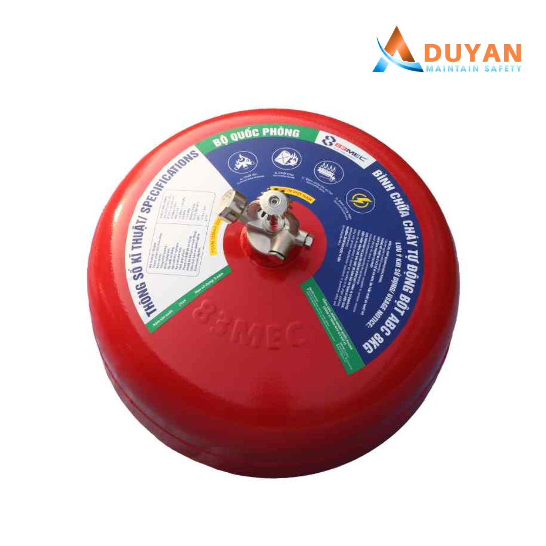 Bình chữa cháy tự động kích hoạt tự động ABC 8KG BQP 02