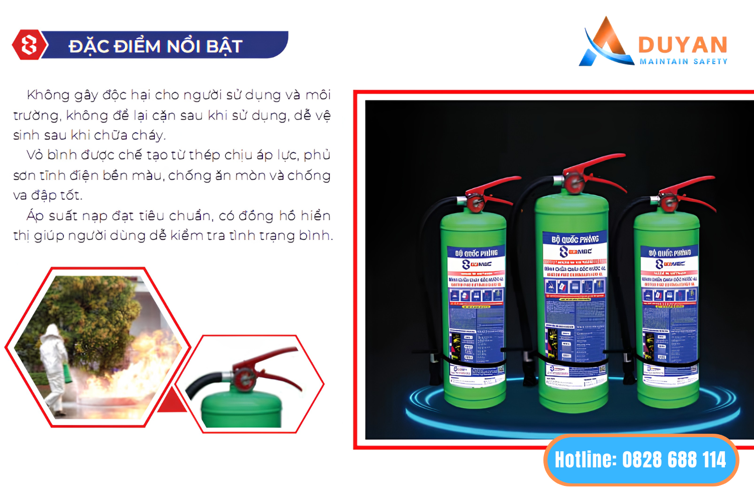 Thông số kỹ thuật bình chữa cháy 4l BQP 03