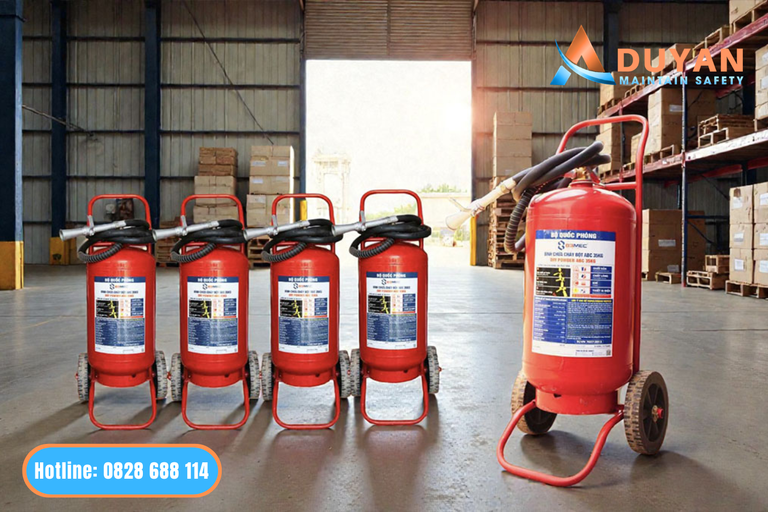 Bình chữa cháy dạng bột ABC 35kg Bộ Quốc Phòng 03
