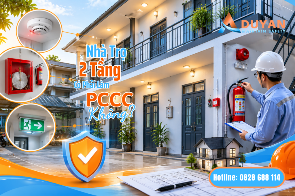Nhà trọ 2 tầng có phải làm PCCC không 1