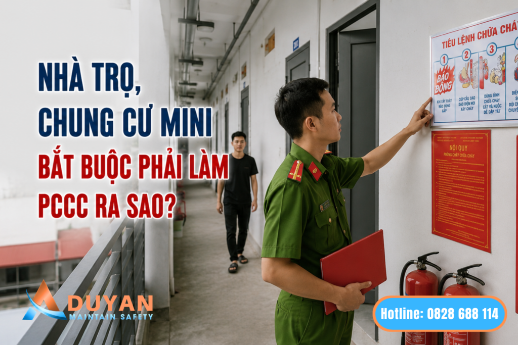 Nhà Trọ, Chung Cư Mini Bắt Buộc Phải Làm PCCC Ra Sao?